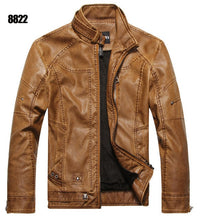 Load image into Gallery viewer, New arrive brand motorcycle leather jacket men men's leather jackets jaqueta de couro masculina mens leather coats