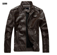 Load image into Gallery viewer, New arrive brand motorcycle leather jacket men men's leather jackets jaqueta de couro masculina mens leather coats