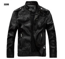 Load image into Gallery viewer, New arrive brand motorcycle leather jacket men men's leather jackets jaqueta de couro masculina mens leather coats